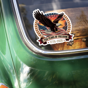250 Years Of Freedom Car Window Decal Sticker TH10 896353
