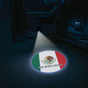 Custom National Flags With Family Name Welcome Car Door Projector Light HO82 894350