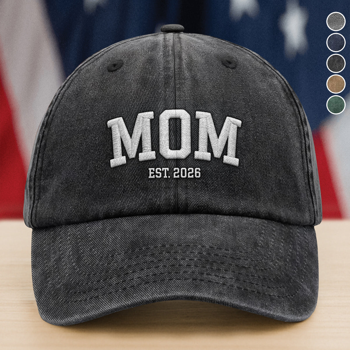 Personalized Mom, Dad Est. 2026 Embroidered Baseball Cap TH10 169307