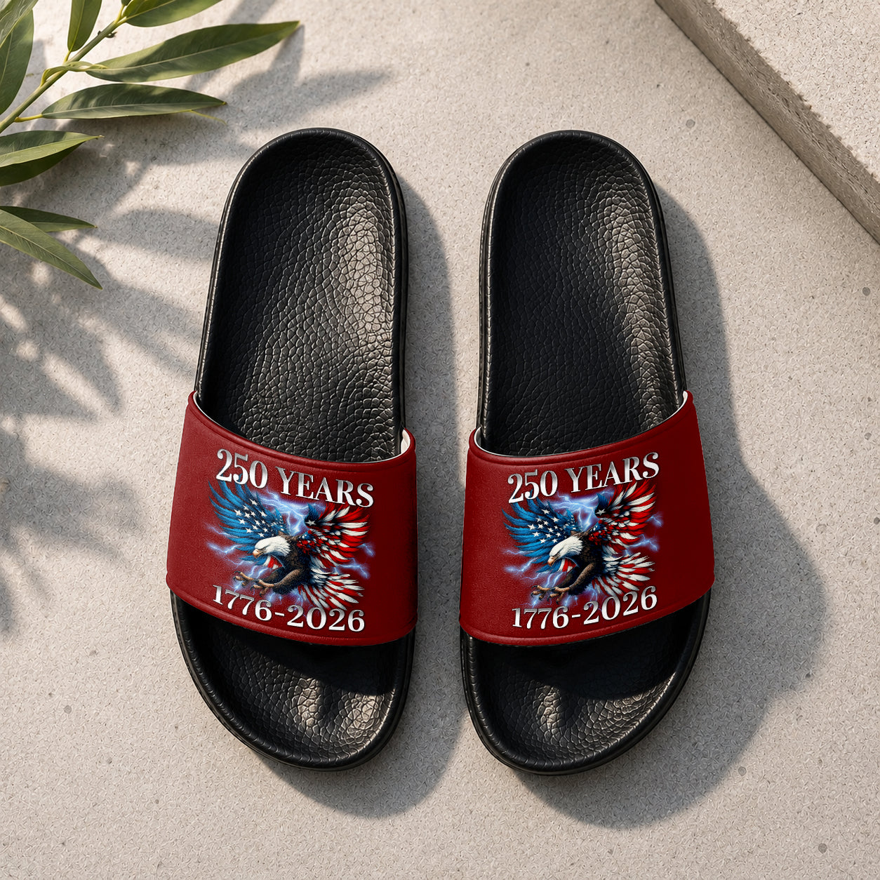 250th Anniversary Eagle Patriotic American Slide Sandals CH07 911660