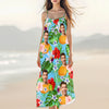 Custom Photo Women's V-Neck Cami Maxi Dress HO82 893620