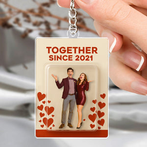 Custom Photo A Lifetime Of Love - Couple Acrylic Keychain HO82 893916