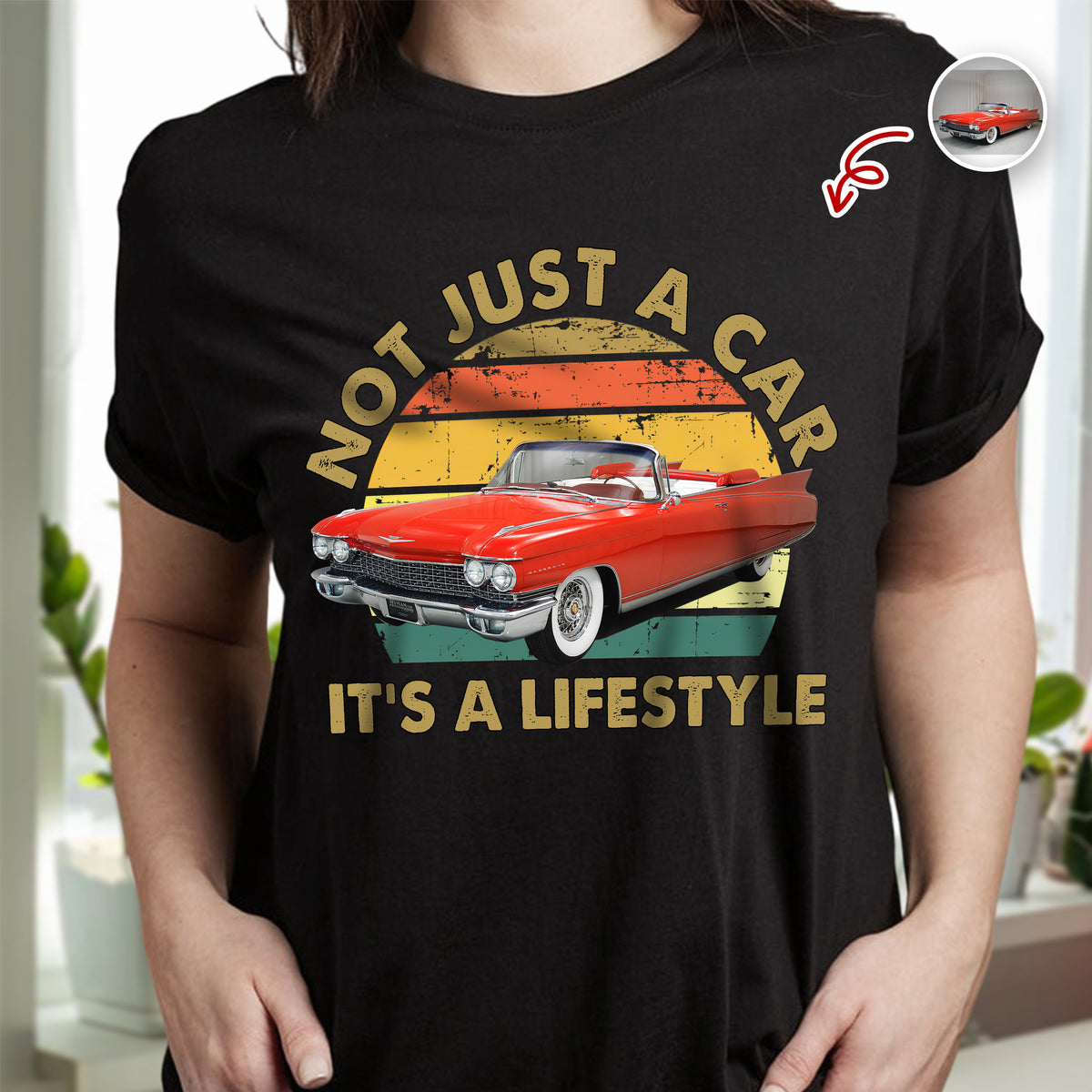 Not Just A Car, It's A Lifestyle Custom Car Photo Retro Dark Shirt CH07 896570