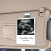 Custom Photo Happy Father's Day From Kid Acrylic Car Visor Clip CH07 911578