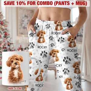 Custom Photo Dog Cat Paw For Dog Cat Lover Pajamas Christmas HO82 NKT1 888684