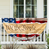 Custom Family Name We The People America Non-Pleated Fan Flag TH10 898895