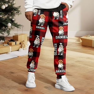 Custom Photo Cool Dog Christmas Sweatpants HA75 892922