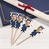 Custom Funny Face Class of 2025 Graduation Decoration Cupcake Toppers HA75 891998