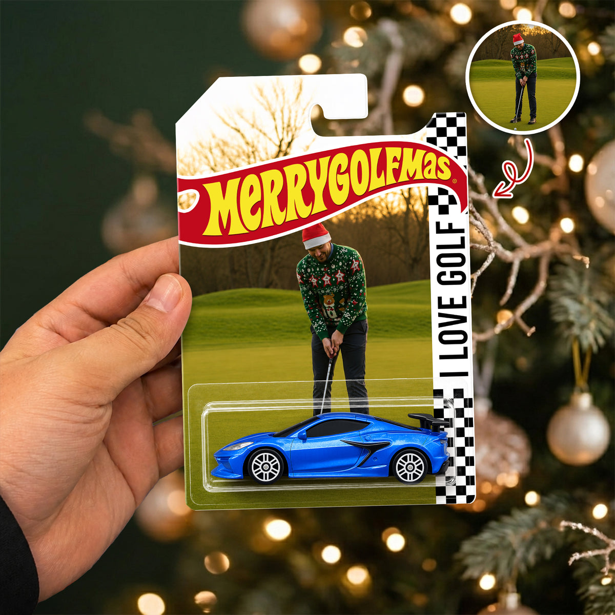 Personalized Golf Wheels Packaging for Golf Lovers, Xmas Custom Collector Gift HO82 903184