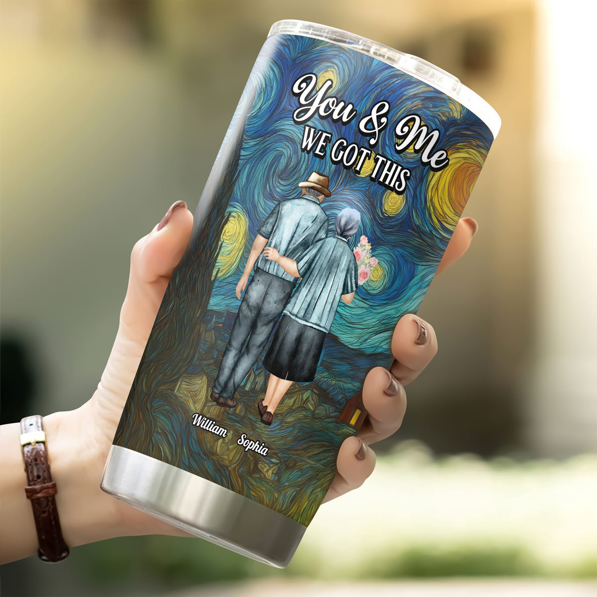 You & Me We Got This Starry Night Personalized Fat Tumbler Anniversary Gifts For Couple CH07 896528