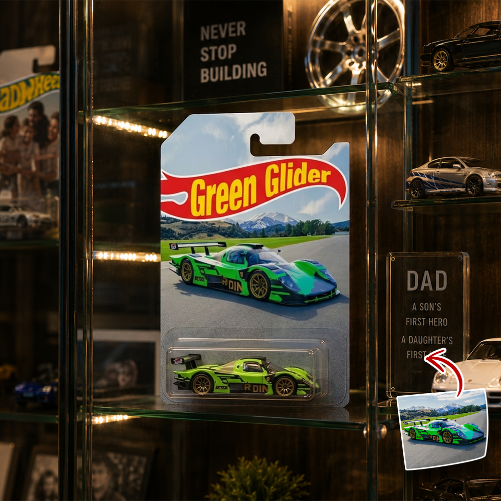Custom Car Photo Wheels - Personalized Gift for Car Lovers TH10 170049