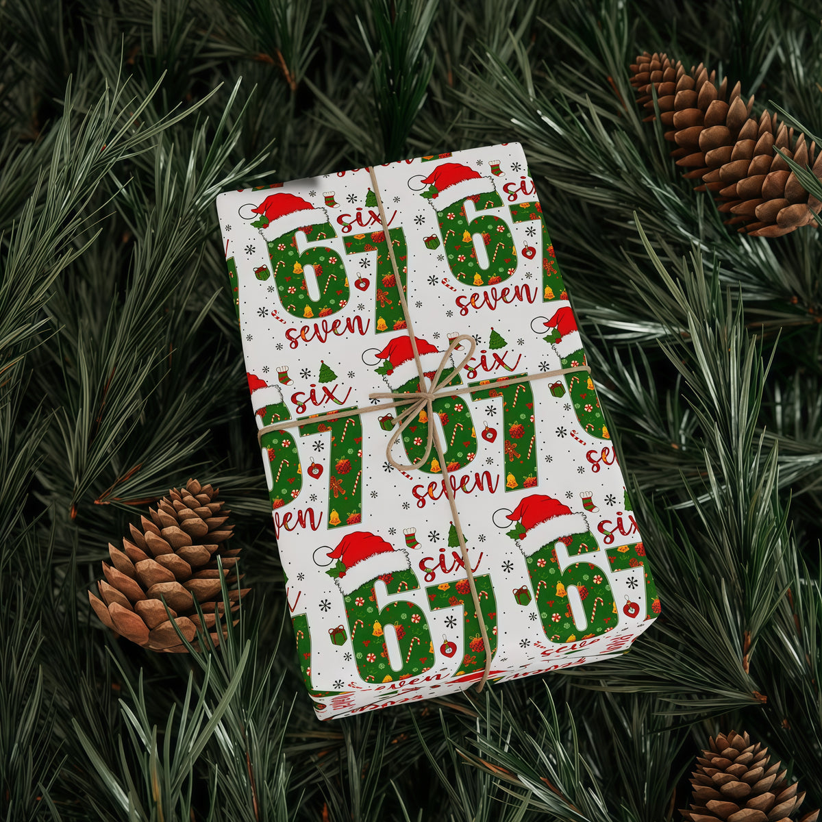 67 Christmas Wrapping Paper 67 Meme Funny Christmas Gift Wrap for Kids CH07 895332