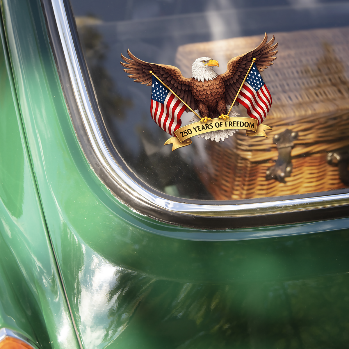 America Eagle 1776-2026 250 Years of Freedom Car Window Decal Sticker HA75 898762