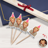 Custom Look Who’s Photo Cupcake Topper Funny Birthday Party Favors LM32 899913