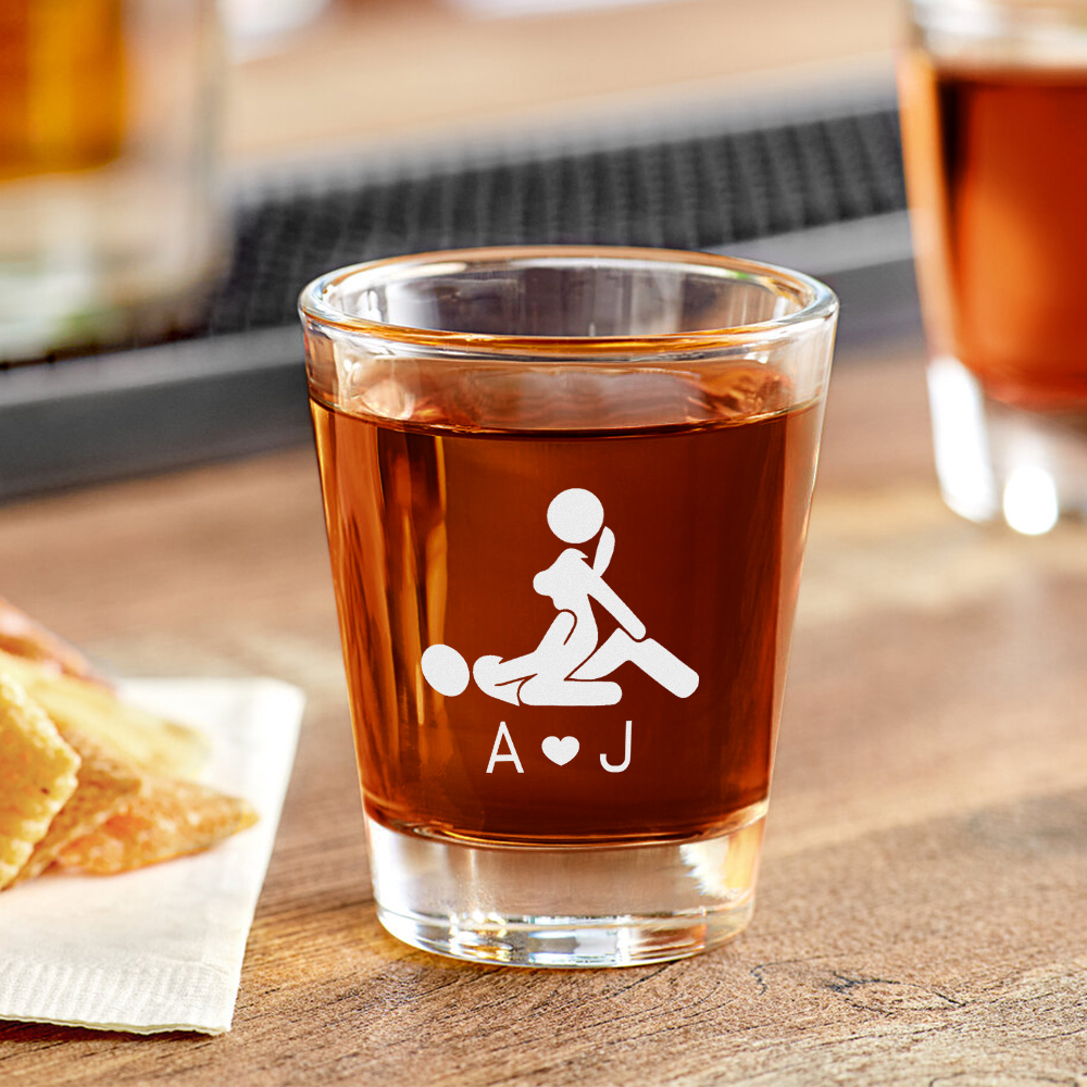 Personalized Funny Adult Engraved Shot Glass Gift For Boyfriend Husband CH07 180458