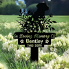 In Loving Memory Of Dog Loss Personalized Dog In Heaven Garden Stake CH07 896174