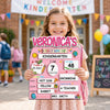 Personalized First Day of School Sign, Custom Back to School Wooden Board CH07 911868