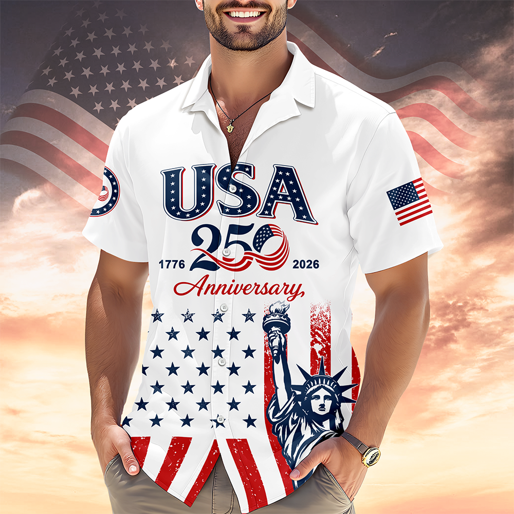 USA 250 Anniversary 1776 - 2026 Hawaiian Shirt TH10 169951