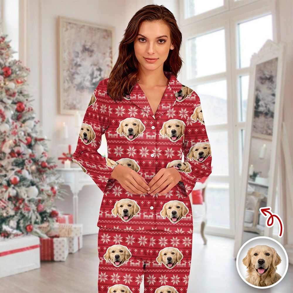 Custom Photo Christmas Is Coming Pajamas Gift For Dog Lovers HA75 897012