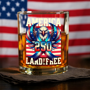 America 250 USA Freedom Liberty Whiskey Glass HA75 897290