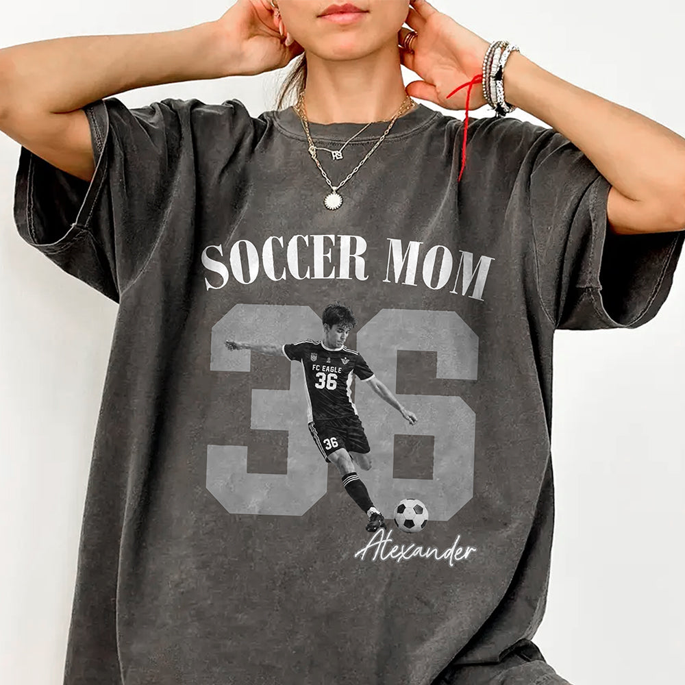 Personalized Vintage Photo Soccer Dad, Sport Dad Comfort Shirt HA75 922164