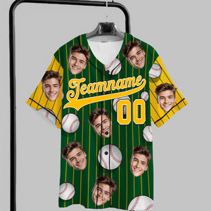 Custom Team Name Number Baseball Jersey Shirt Custom Photo Gift For Baseball Lover CH07 896180