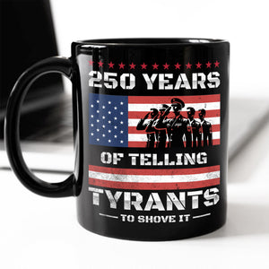 250 Years USA 250th Anniversary America Celebration Black Mug CH07 896742