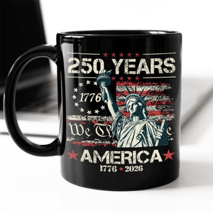 Celebrate Our America 250th Anniversary We The People Black Mug CH07 896714