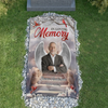 Custom Photo A Piece Of My Heart Lives In Heaven Memorial Grave Blanket LM32 893237
