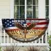 Custom Family Name 250 Years Of Freedom Non-Pleated Fan Flag TH10 169081