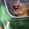 God Bless America  1776 - 2026 250 Years Of Freedom Car Window Decal Sticker CH07 910534