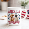 Custom Dog Photo America 250th Anniversary Eagle White Mug LM32 895369