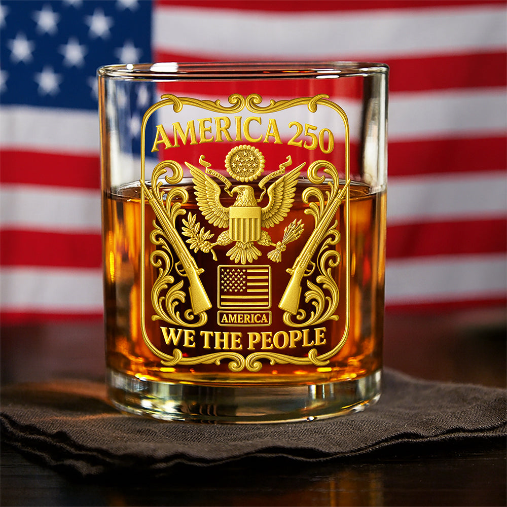 1776 - 2026 America 250th Anniversary Whisky Glass CH07 899084