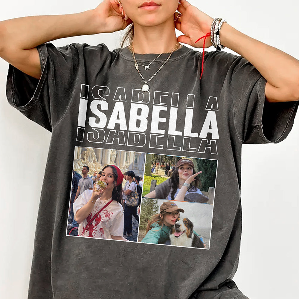 Custom Photo & Name Comfort Shirt - Personalized Gift for Family, Friends & Birthdays TH10 170449