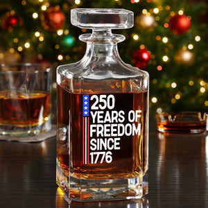 250 Years Of Freedom 250th Birthday America Flag 4th Of July Decanter HO82 894802
