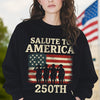 Salute To America Veteran Dark Shirt Happy 250th Anniversary of America Gifts CH07 896690