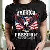 250 Years of Freedom America Patriotic Eagle Flag Dark Shirt HA75 897136