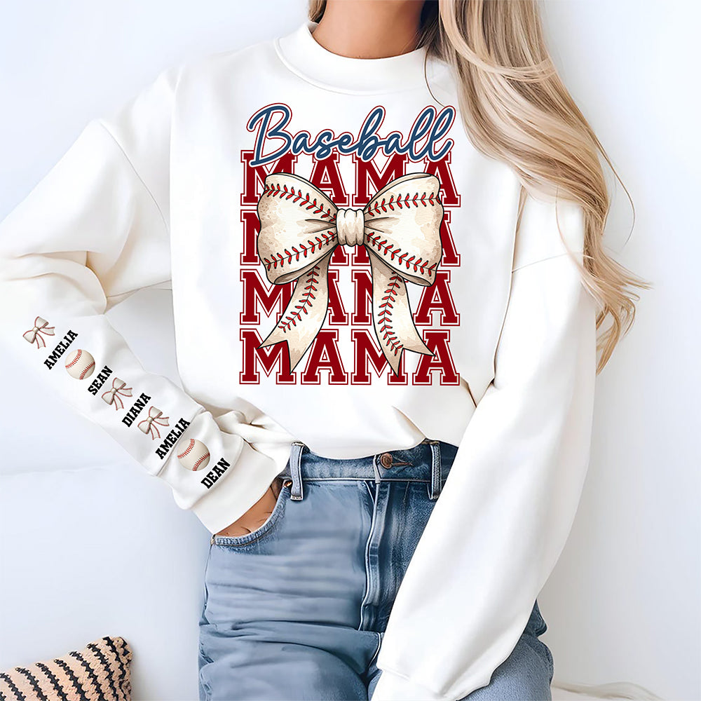 Baseball Mama Mama Mama Coquette Game Day Sweatshirt Personalized Gift For Mother's Day HO82 893626