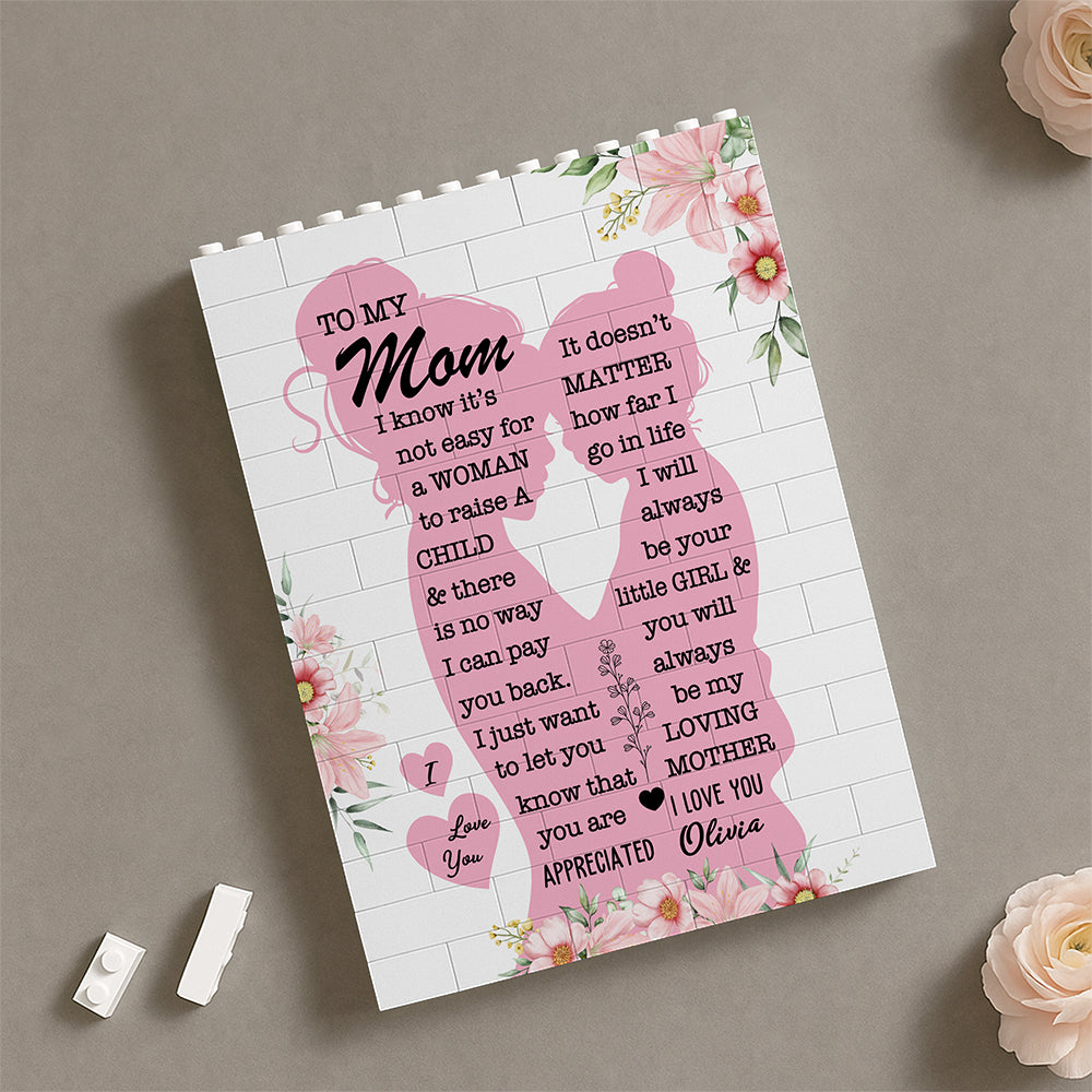 Custom Name To My Mom Gifts from Daughter Building Block HO82 901456