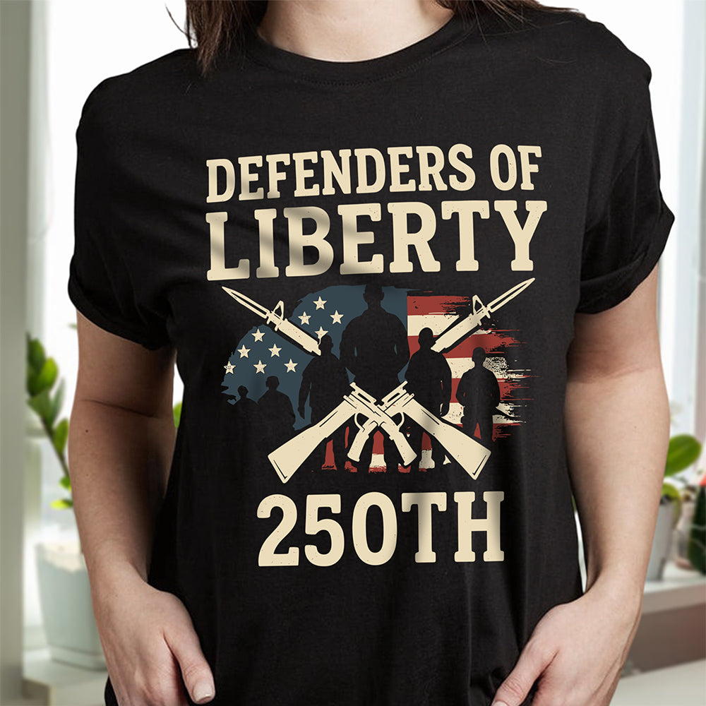 Defenders Of Liberty 250th Anniversary USA Dark Shirt HA75 897300