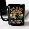 250 Years Of America Black Mug TH10 894617