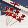 Custom Kids Face Class of 2026 Graduation Decoration Funny Cupcake Toppers LM32 893289