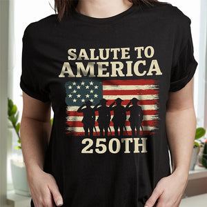 Salute To America 250th Veteran Dark Shirt Happy America 250 Gifts CH07 896690