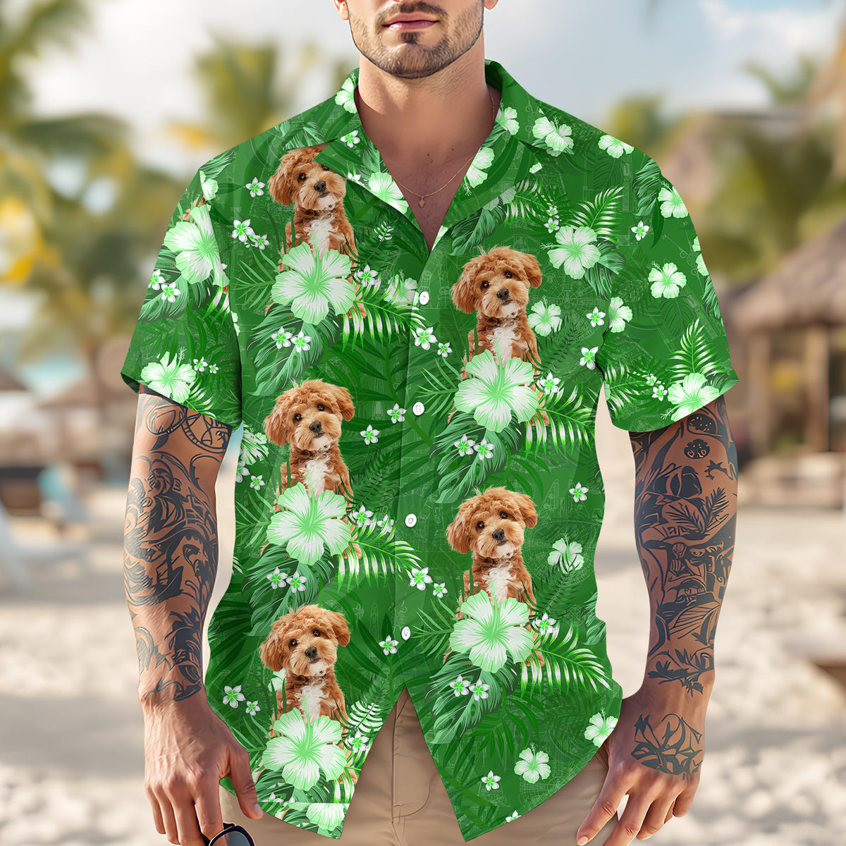 Custom Photo Summer Hawaiian Shirt Perfect For Vacations & Gifts LM32 893749