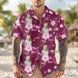 Custom Photo Summer Hawaiian Shirt Perfect For Vacations & Gifts LM32 893749