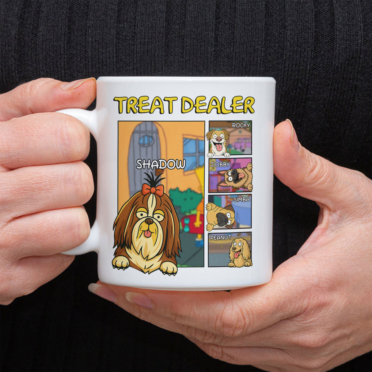 Personalized Funny Dog Treat Dealer For Dog Lovers  White Mug LM32 893375