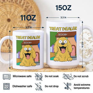 Personalized Funny Dog Treat Dealer For Dog Lovers  White Mug LM32 893375