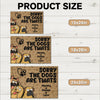 Sorry The Dogs Are Twats Personalized Welcome Doormat Gift For Dog Lover HO82 893720