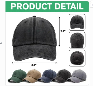 Dad Of A Spoiled Rotten Dog Custom Dog Photo Washed Denim Baseball Cap CH07 895860