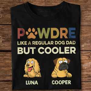 Custom Photo Pawther Like A Regular Dog Dad But Cooler Shirt LM32 893509